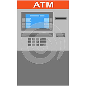 ATM machine vector money cash terminal icon isolated