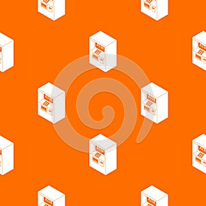 Atm pattern vector orange
