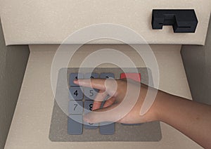 ATM PIN Code Entry