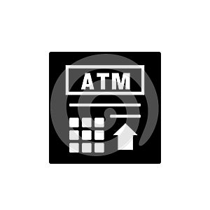 ATM silhouette icon