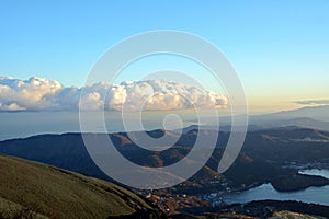 Atmosphere around Lake Ashi, Japan.