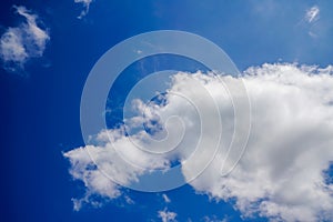 the atmosphere of the cloud in the sky