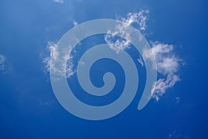 the atmosphere of the cloud in the sky