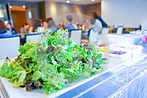 The atmosphere of party