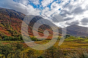 Ben Nevis Range from Glen Nevis