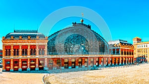 Atocha railways  Station at Plaza del Emperador Carlos V Empero