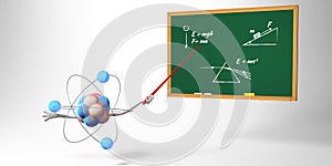 An atom is the best teacher of Physics lessons