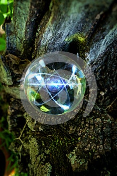 Atom Crystal Ball Nature