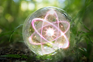 Atom Crystal Ball Nature