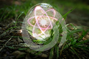 Atom Crystal Ball Nature