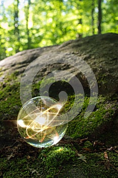 Atom Crystal Ball Nature