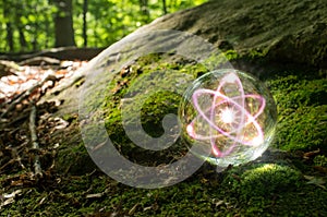 Atom Crystal Ball Nature