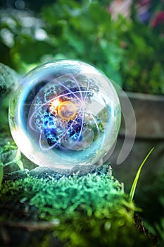 Atom Crystal Ball Nature