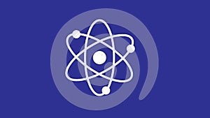 Atom icon,science icon. science design,Digital graphics.