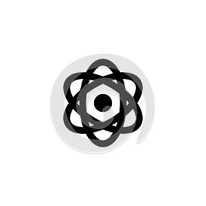 Atom icon vector illustration