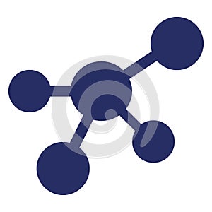 Atom Isolated Vector icon which can be easily modified or edit