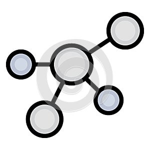 Atom Isolated Vector icon which can be easily modified or edit