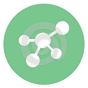 Atom Isolated Vector icon which can be easily modified or edit