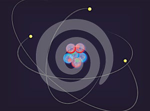 Atom and Quarks photo