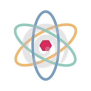 Atom Line vector icon which can easily modify or edit