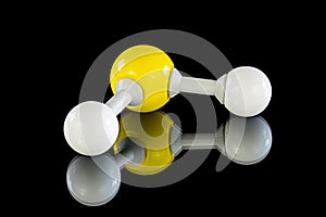 Atom model of Hydrogen sulfide