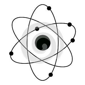 Atom Model Illustration