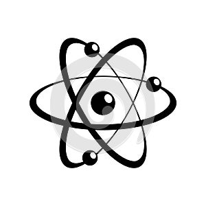 Atom Molecule logo vector flat style isolated on white background