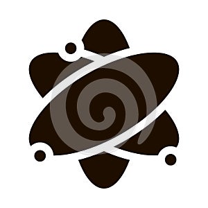 Atom Nucleus And Electron Vector Icon