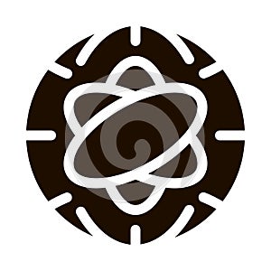 Atom Planet Earth Problem Vector Icon