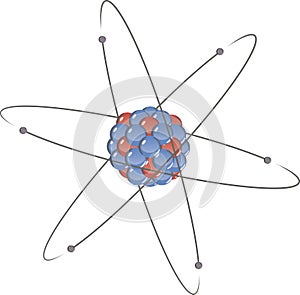Atom in planetary atomic model