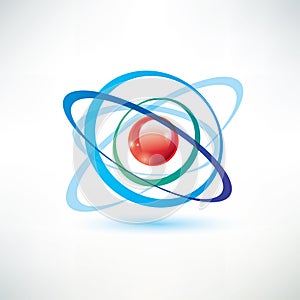 Atom symbol