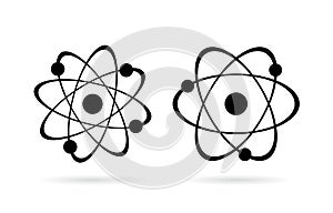 Atom vector icon set