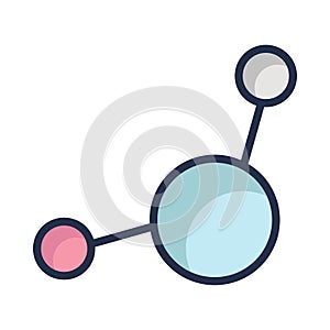Atom Vector icon which can easily modify or edit