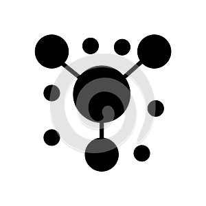 Atom vector icon which can easily modify or edit.