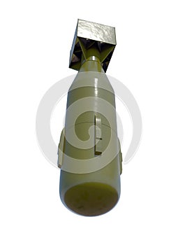 Atomic bomb. 3D rendering