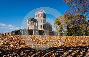 The Atomic Bomb Dome at Hiroshima , Japan