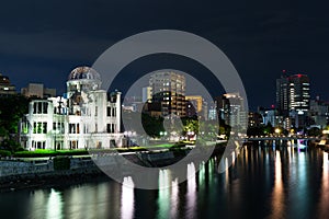 Atomic Bomb Dome in Hiroshima of Japan