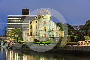 The Atomic Dome in Hiroshima, Japan.