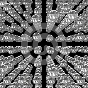 Atomic interminable crystal cell