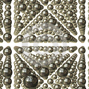Atomic interminable crystal cell