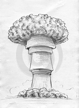 Atomic mushroom cloud