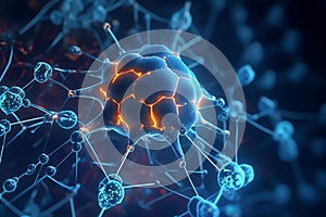 Atomic Neural Network Structure in the Brain, Generative Ai