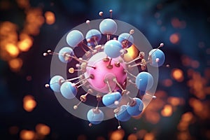 Atomic nucleus electrons neutrons protons. model shows that an atom is mostly empty space, with electrons orbiting a