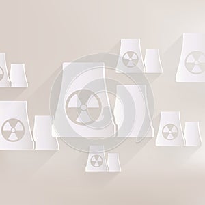 Atomic power station icon