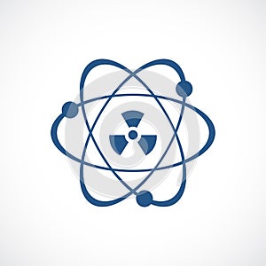 Atomic power vector icon