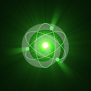 Atómico átomo estructura aureola 
