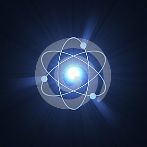 Atomic sign atom structure halo