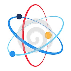 Atomic Structure Spin Swirl In Nucleus