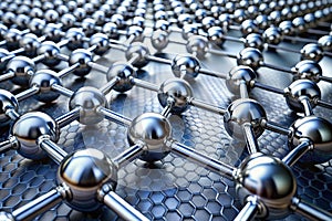 AtomicScale SelfAssembly of Silver Nanoparticles on Graphene A WormsEye View of Nanopattern Formation photo