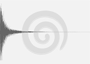 Atonal horror or drama piano chord hit